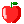 リンゴのアニメーション素材